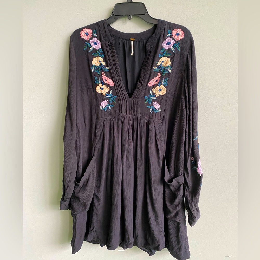 Free People Floral Tunic Dress